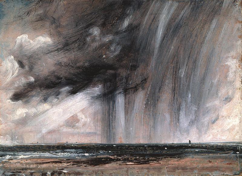 John Constable Seascape Study with Rain Cloud